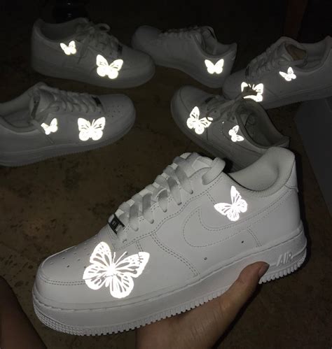 nike vlinder schoenen|Heat transfer vlinders voor Custom Air Force 1 sneakers .